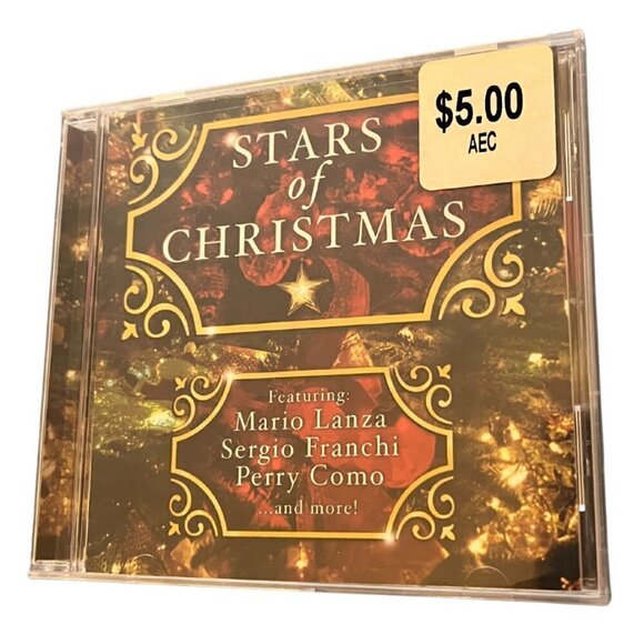 Stars of Christmas CD Featuring Mario Lanza, Sergio Franchi and Perry Como - Picture 1 of 2